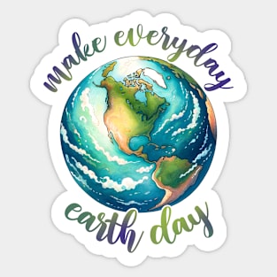 Make Every day is Earth Day Sticker